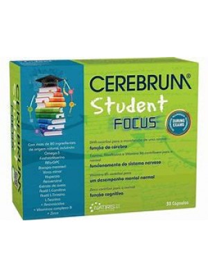 Cerebrum Student Focus - 30 Cápsulas - Natiris